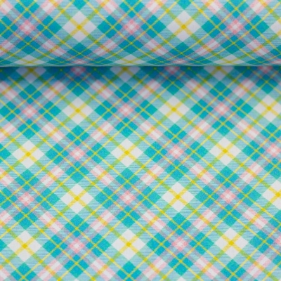 Baumwolle Ostern | HAPPY EASTER Karo | Bunt